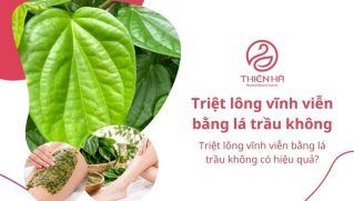 Triệt lông vĩnh viễn bằng lá trầu không có hiệu quả?
